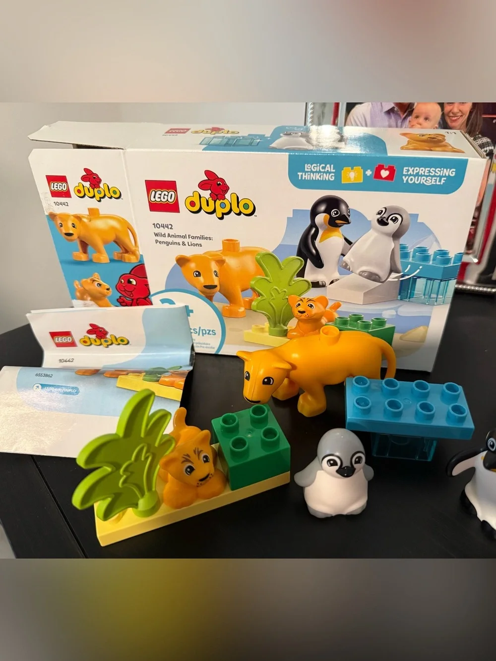 Lego DUPLO Wild Animal Families Set - Yellow, Green, Blue, White, Black